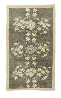 Vintage Turkish Wool Rug, 3'1'' x 5'5" (0.94 x 1.65 m)