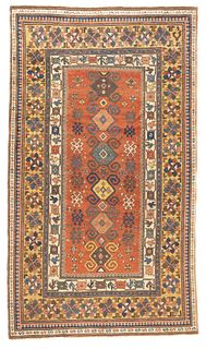 Antique Kazak Rug, 5'1" x 8'10" (1.55 x 2.69 m)