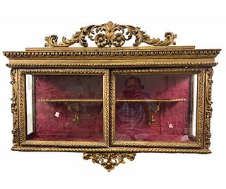 19th CENTURY FRENCH DISPLAY CABINET
