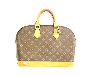 Louis Vuitton Brown Alma Bag