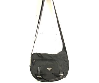 Prada Black Flap Shoulder Bag