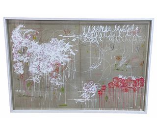 GAYLE HARISMOWICH "THE TWOMBLY AFFAIR" PAINTING