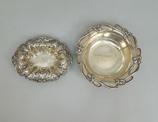Sterling Silver Bowl and a Dish.