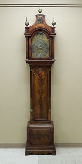 Jacob Riviere London Tall Case Clock, 18th C. 
