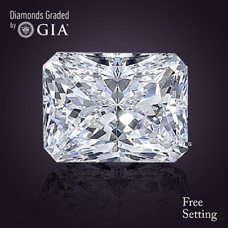 NO-RESERVE LOT: 3.01 ct, D/VS1, Radiant cut GIA Graded Diamond. Appraised Value: $229,500 