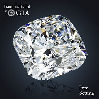 NO-RESERVE LOT: 1.50 ct, G/VS2, Cushion cut GIA Graded Diamond. Appraised Value: $35,100 