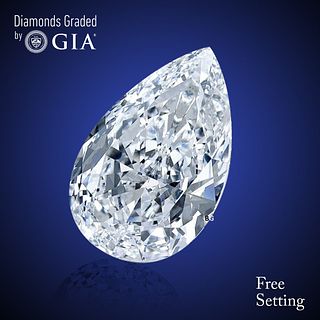 6.01 ct, D/IF, Type IIa Pear cut GIA Graded Diamond. Appraised Value: $1,532,500 