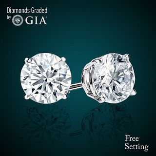 6.02 carat diamond pair Round cut Diamond GIA Graded 1) 3.01 ct, Color D, VS1 2) 3.01 ct, Color D, VS1 . Appraised Value: $617,000 