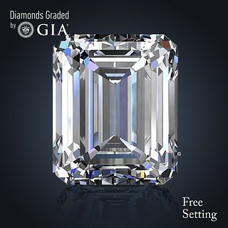 NO-RESERVE LOT: 1.50 ct, H/VVS1, Emerald cut GIA Graded Diamond. Appraised Value: $34,800 