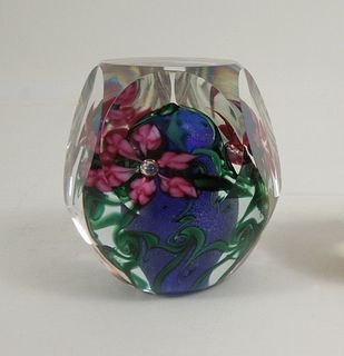 Vandermark Studio Art Glass Paperweight. 
