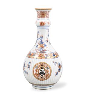 Chinese Imari Style Armorial Vase, Kangxi Period