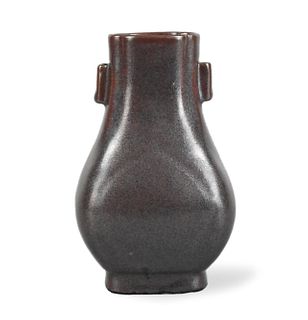 Chinese Russet Glazed Vase ,18th C.
