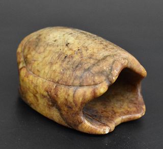 Chinese Jade Carved Turtle Shell
