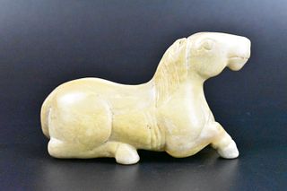 Chinese Jade Carving of Horse, Ming Dynasty