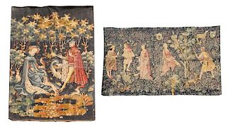 Collection of Two Tapestries, 20th C.