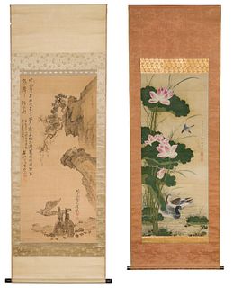 Chinese Scroll Paintings on Silk