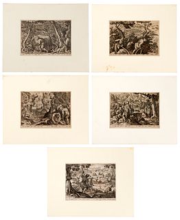 Philips Galle (Dutch, 1537-1612) Engraving Assortment
