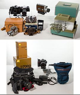 Camera, Lens and Accessory Assortment