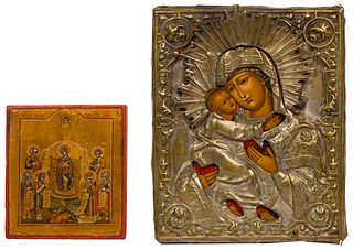 Russian Religious Hand Painted Icons
