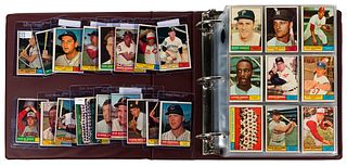 1961 Topps Baseball Cards Partial Set