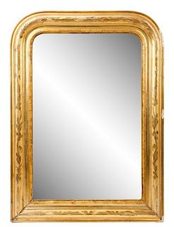 Louis Philippe Style Giltwood Mirror, 20th C.