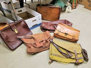 BX LEATHER BAGS HOLLAND, GOLD-PFIEL, BREE AND PEAL AND CO VALISE