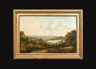 VIEW OF SOUTHAMPTON OIL PAINTING