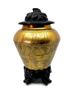 Chinese Vintage Brass Vessel