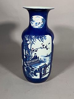 Chinese Qing Style Large Porcelain Vase