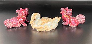 Chinese Glazed Ceramic Figures