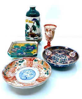 5 Japanese Antique Porcelains
