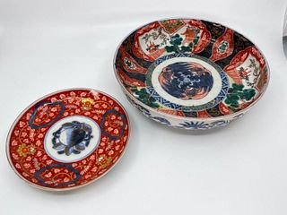 2 Japanese Antique Imari Porcelains