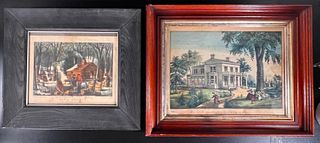 Two Currier and Ives Prints