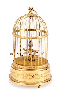 Swiss Singing Bird Cage Automaton, Reuge Music