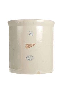 Early 1900's Red Wing 4 Gallon Pottery Crock