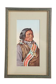 C. 1880 W.H. Jackson Original of Ute Indian Yamapi