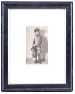C. 1901 Hopi Snake Priest Original Photo by Vroman