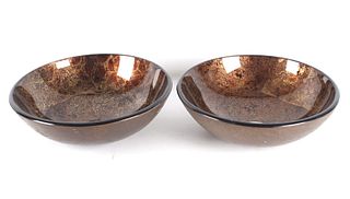 VIGO Vessel Gold & Brown Fusion Glass Sinks (2)