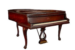 Steinway Mahogany Baby Grand Piano, C. 1940