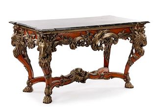 French Empire Style Console or Pier Table