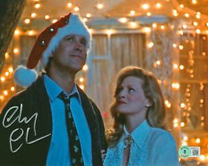 Chevy Chase Christmas Vacation  Signed 8x10 Photo BAS Witness #WV88369