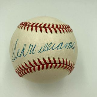 Ted Williams Signed Autographed Official American League Baseball JSA COA & UDA