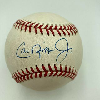 Cal Ripken Jr. 1980's Early Career Signed American League Baseball With JSA COA