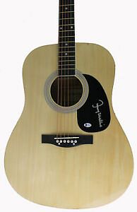 Johnny Mathis Singer & Songwriter  Signed Acoustic Guitar BAS #D78399