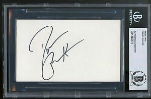 Darius Rucker Hootie and the Blowfish  Signed 3x5 Index Card BAS Slab