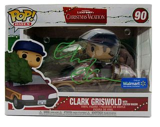 Chevy Chase Autographed Funko Pop #90 Clark Griswold "Christmas Vacation" JSA
