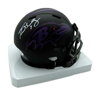 Trace McSorley Signed/Autographed Ravens Eclipse Mini Helmet JSA 158361