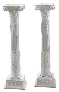 White Porcelain Pedestals