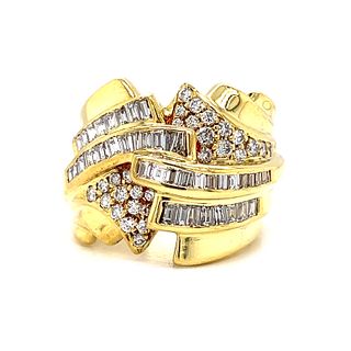 1960â€™s 18k Diamond Ring