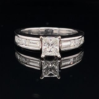 14k Princess Cut Diamond Engagement RingÂ 